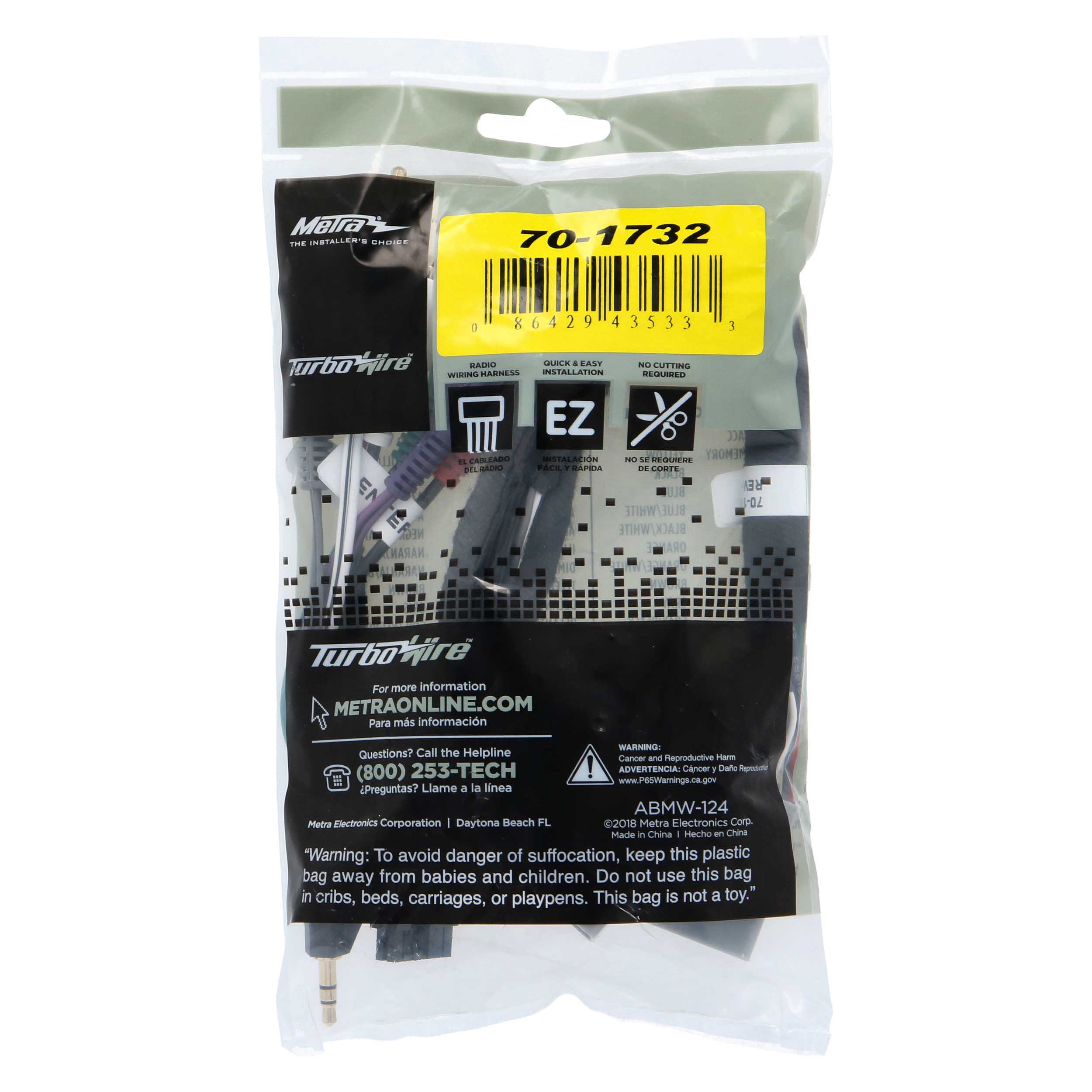 Radio Replacement Harness - Fits Acura MDX 2007-2013