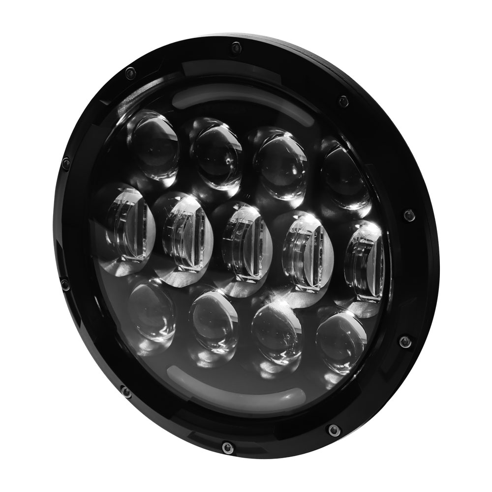 Improved RGB Backlit 7" LED Light - 7 Inch, 15 LED