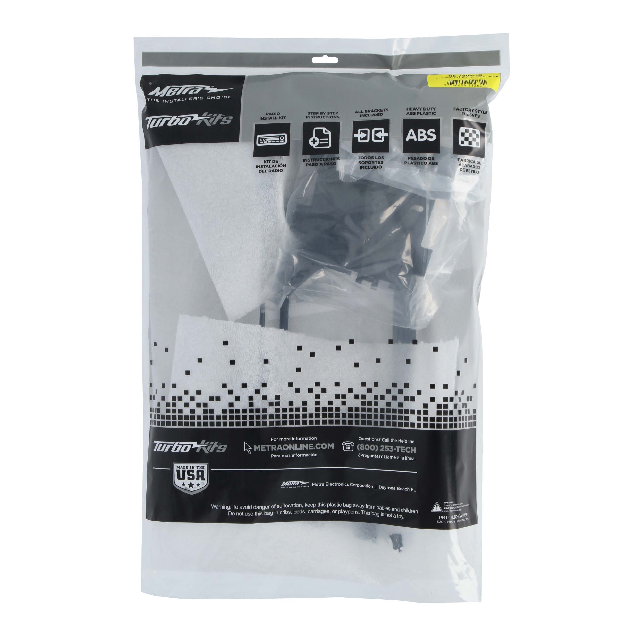 Stereo Installation Kit - Fits Honda Accord 2013-2017