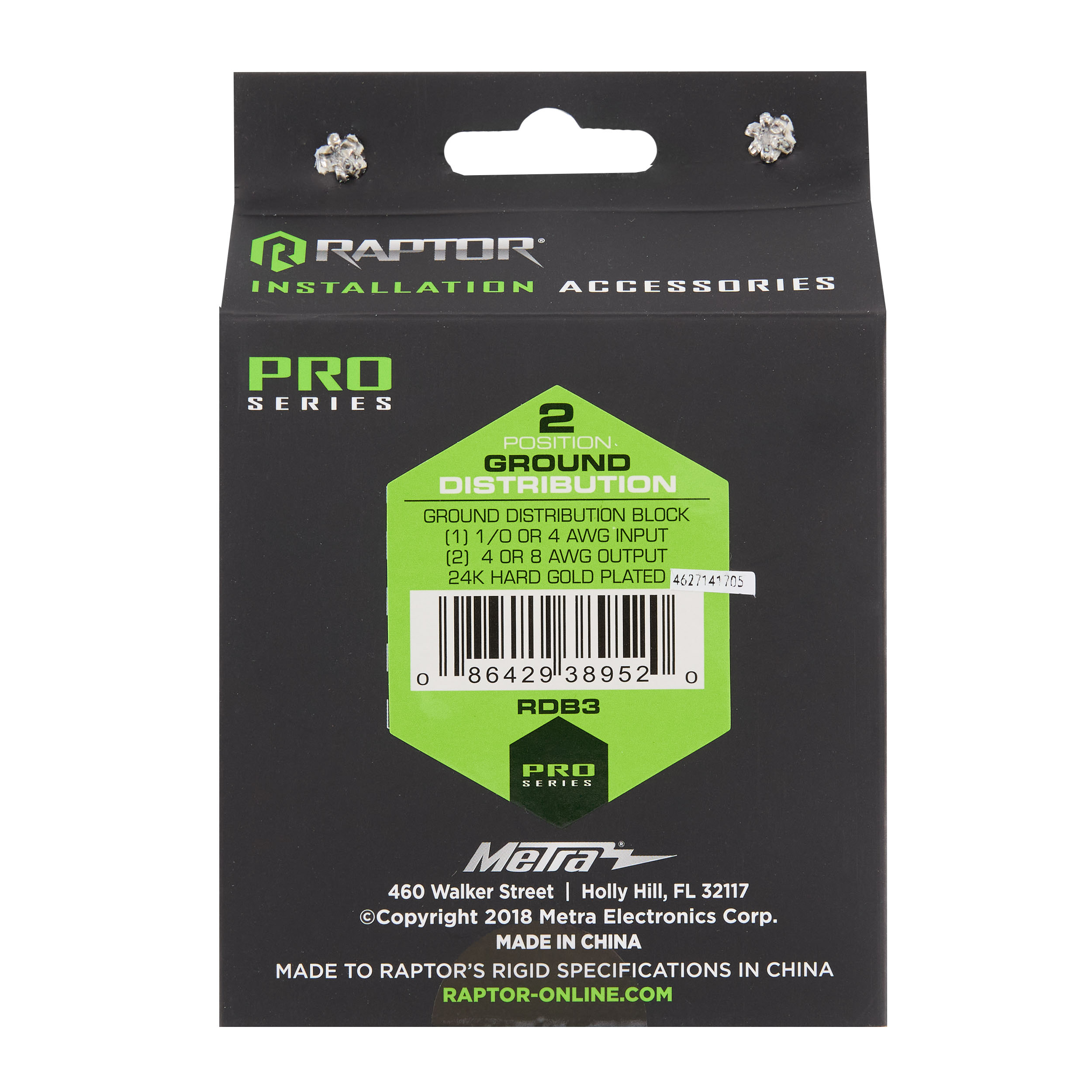 Pro Series Ground Distribution Block | 2 Position