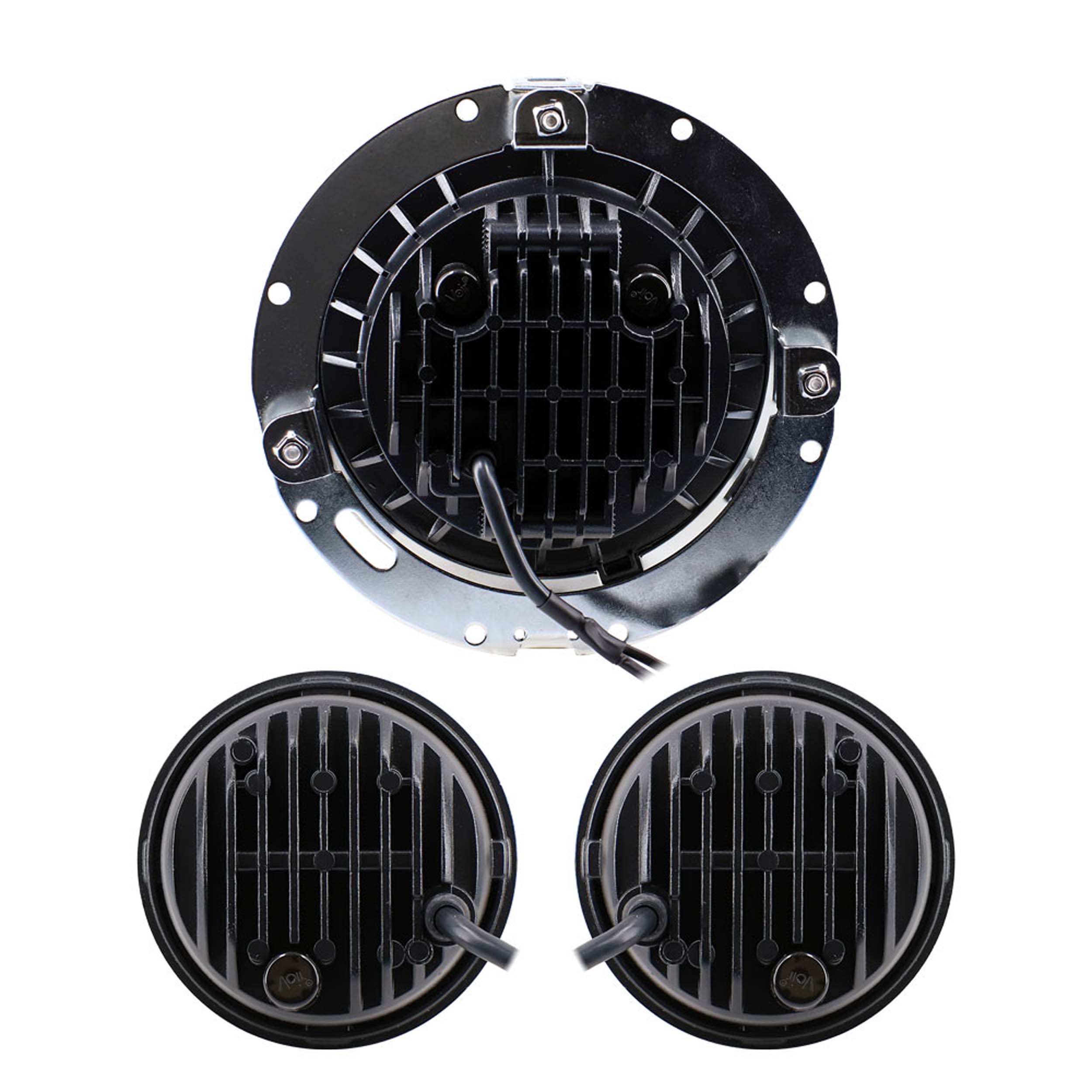 Round Motorcycle Headlight - 7 Inch/4.5 Inch