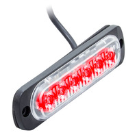 Single Color Red Lite Marker Lights - 4.4 Inch, 6 LED