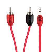 V6 2-Channel RCA to 3.5mm Jack | 12 in.
