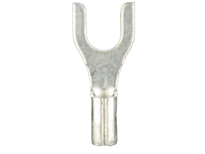 Uninsulated Spade Terminal 12-10 Gauge #10  Package of 100