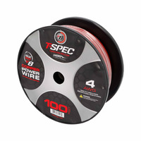 V8GT OFC Power Wire | 4 AWG | 100 ft. | Red