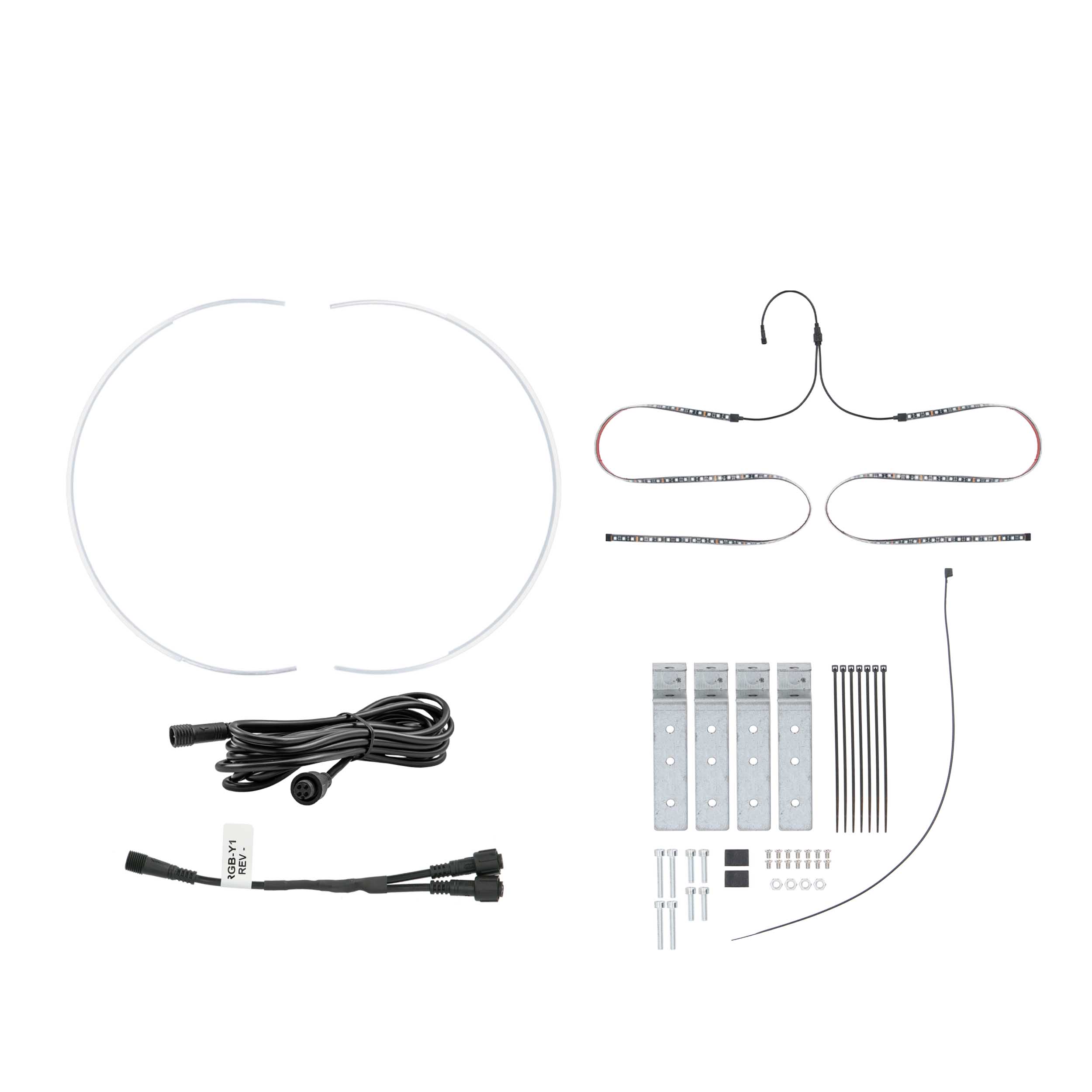 Single RGB Expandable Wheel Ring - 11"-14"