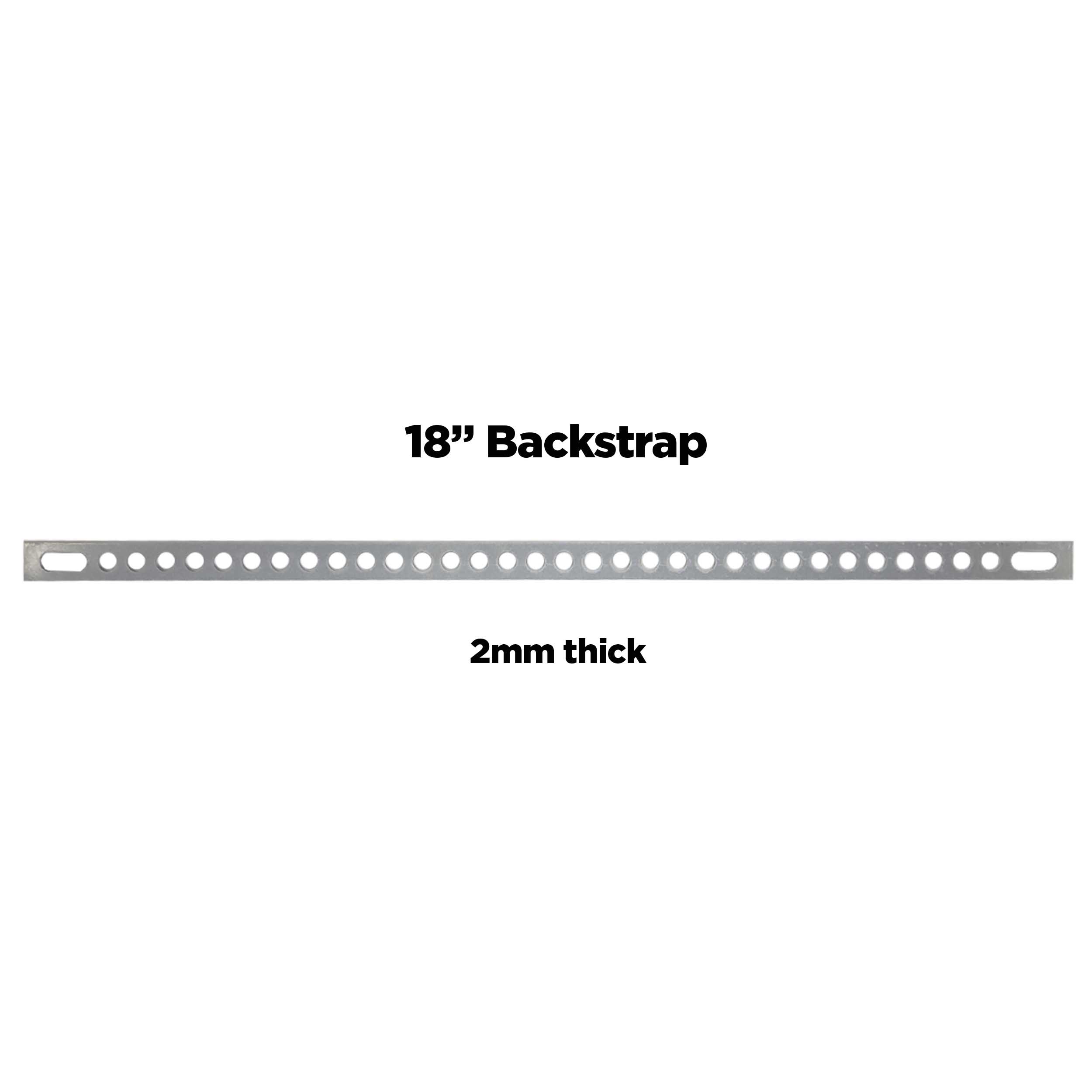 Metal Mounting Backstrap 18 Inch - Each