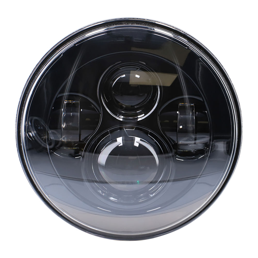 7" LED Light with Black Face - 7 Inch, 9 LED