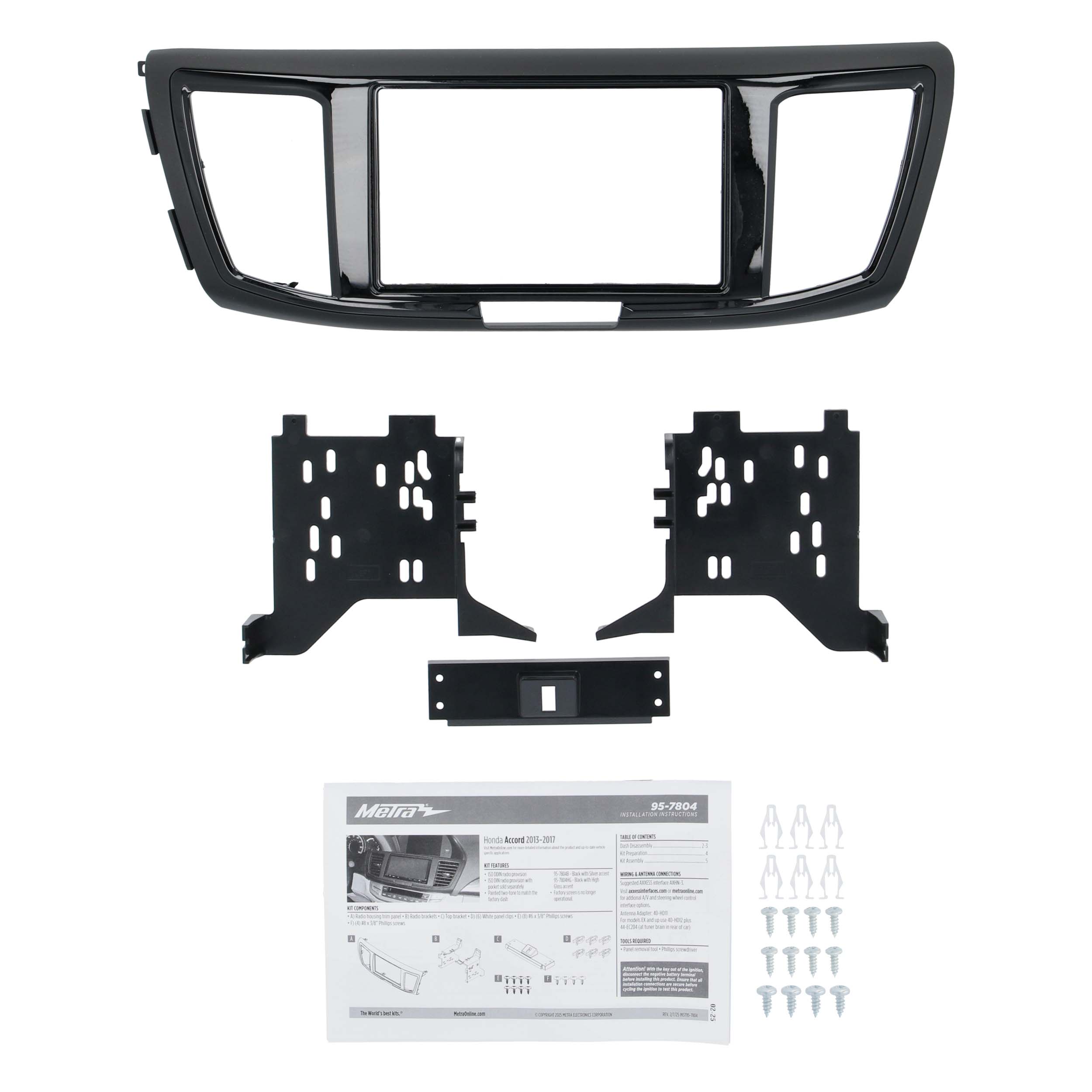 Stereo Installation Kit - Fits Honda Accord 2013-2017