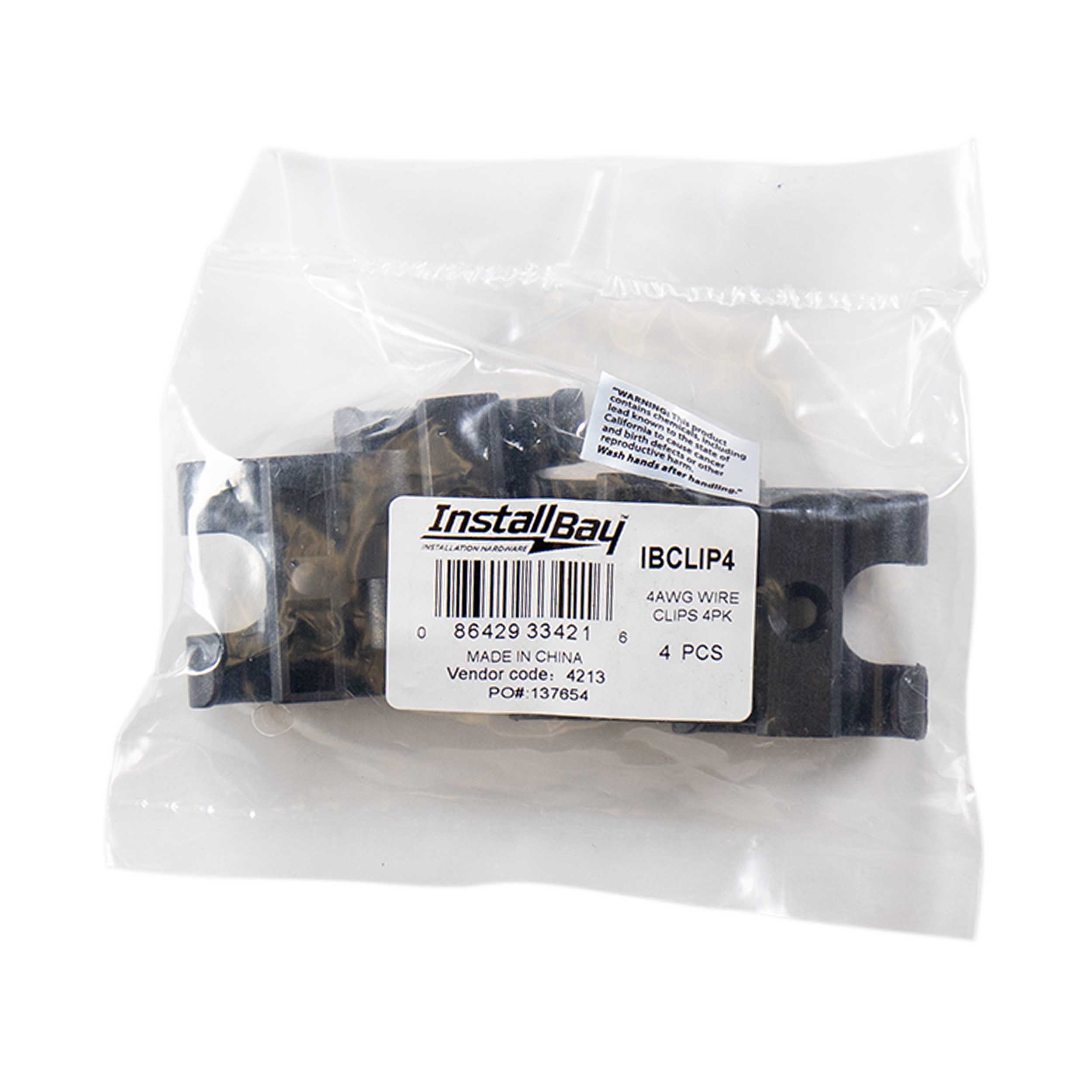 4AWG Wire Clips - 4PK