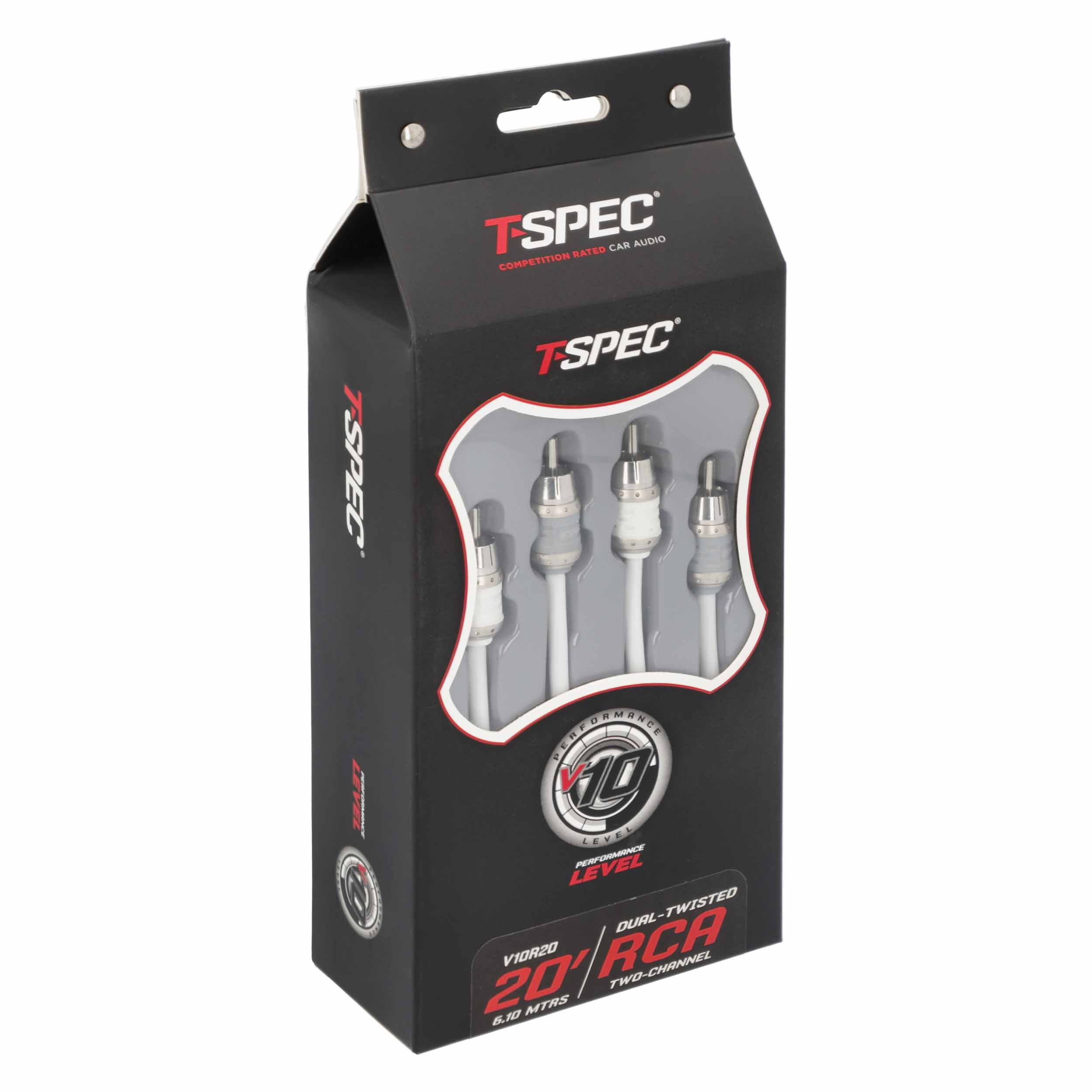 RCA v10 Series 2-Channel Audio Cable - 20 FT