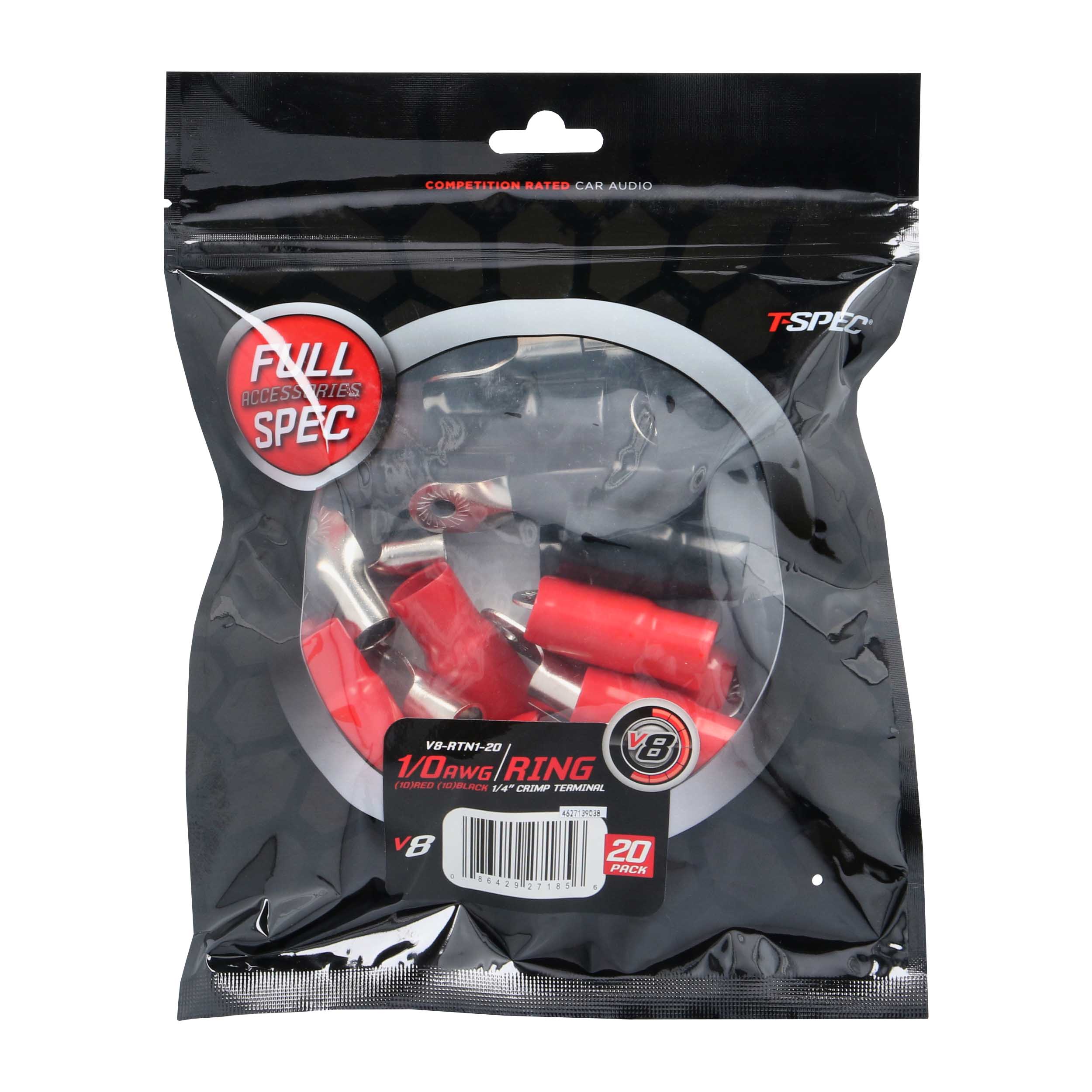 V8 Ring Terminal | 1/0 AWG | 1/4 in. | 5 Pack