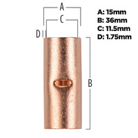 1/0 GA COPPER BUTT - 10PK