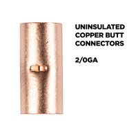 2/0 GA COPPER BUTT - 10PK