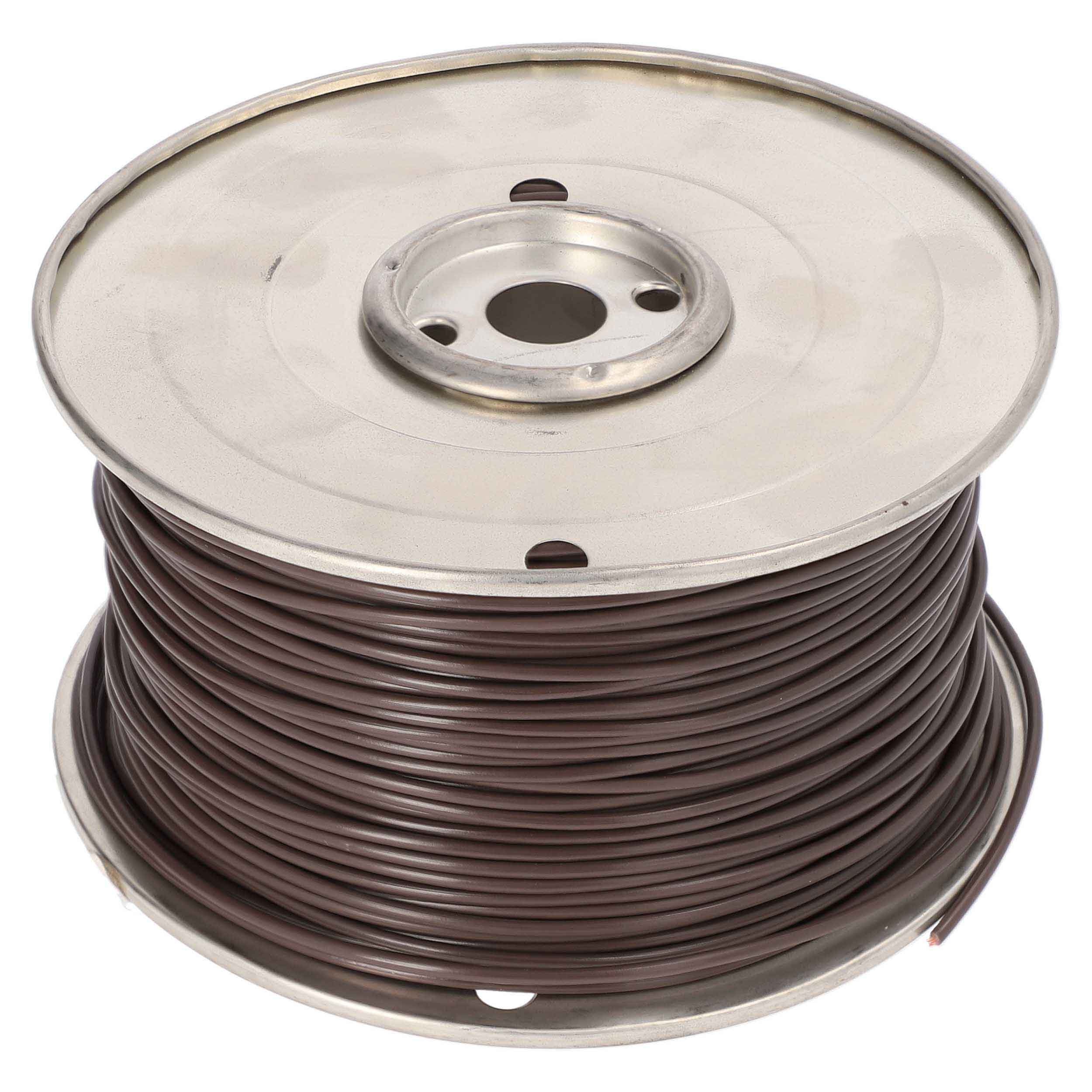 16 GA US GPT ALL COPPER PRIMARY WIRE BROWN - Coil of 500 FT