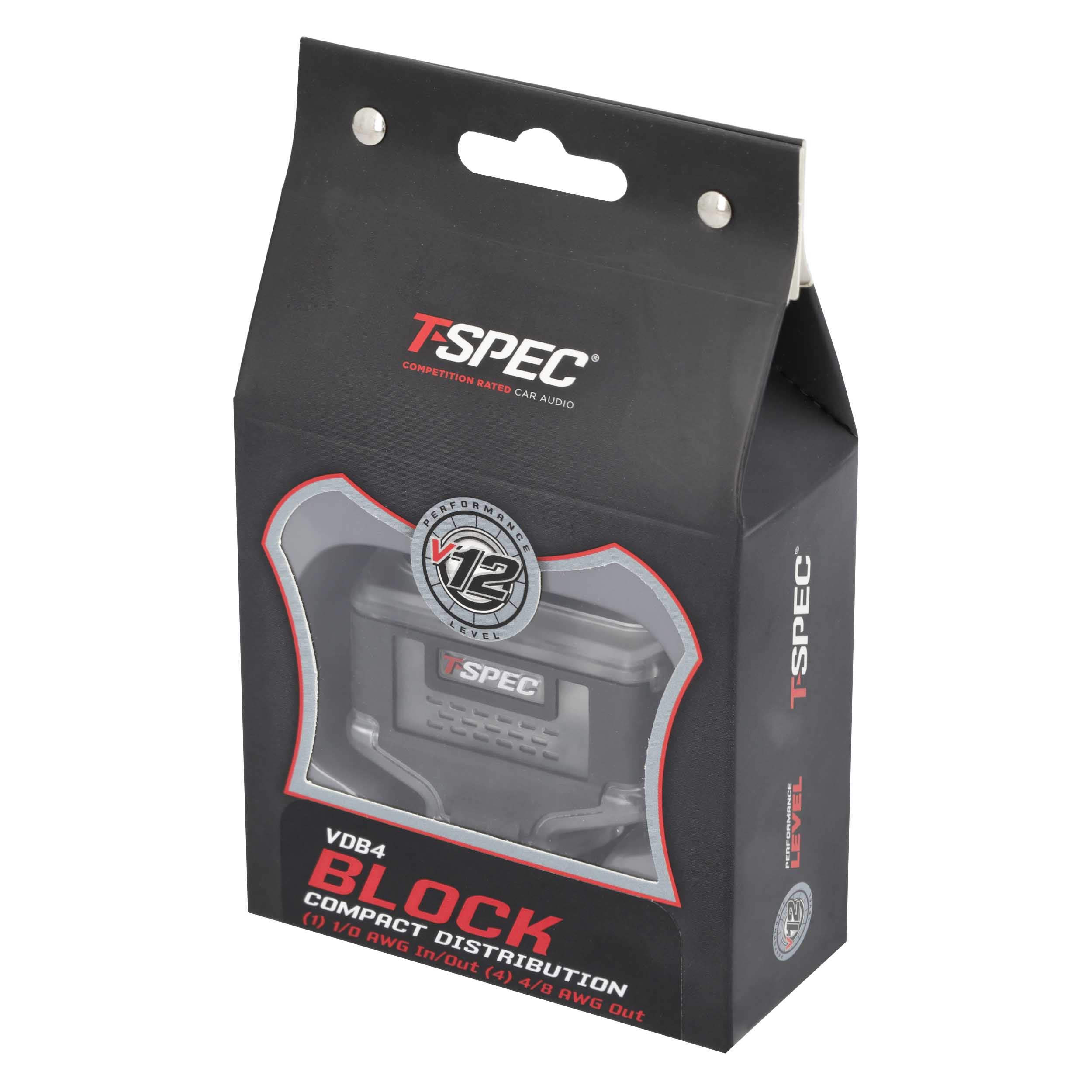 4-Position Distribution Block | 1/0 – 4 AWG In, (4) 4/8 AWG Out