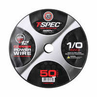 V12 OFC Power Wire | 1/0 AWG | 50 ft. | Red