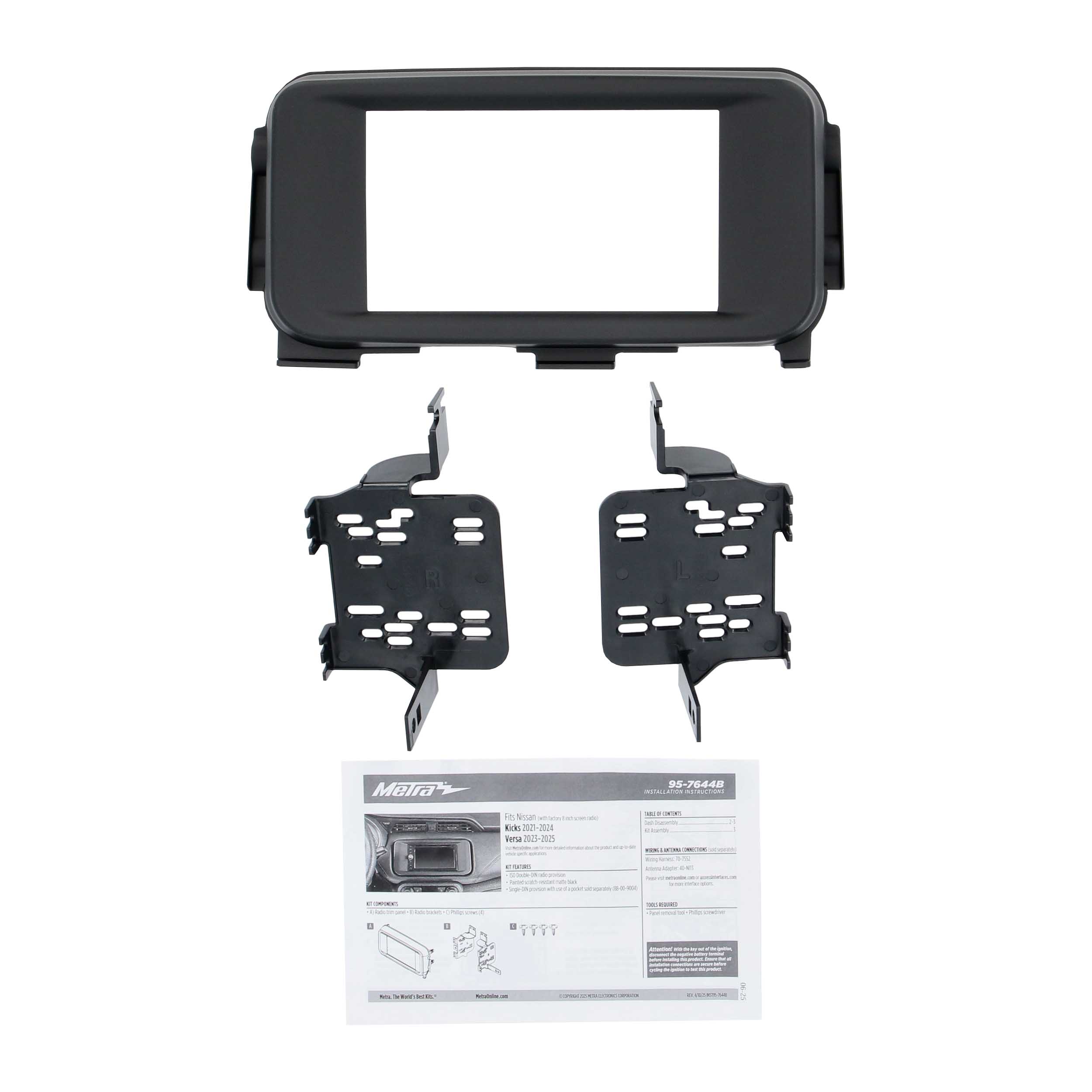 Nissan Kicks 2021-2024 / Versa 2023-2025 (with factory 8" screen)