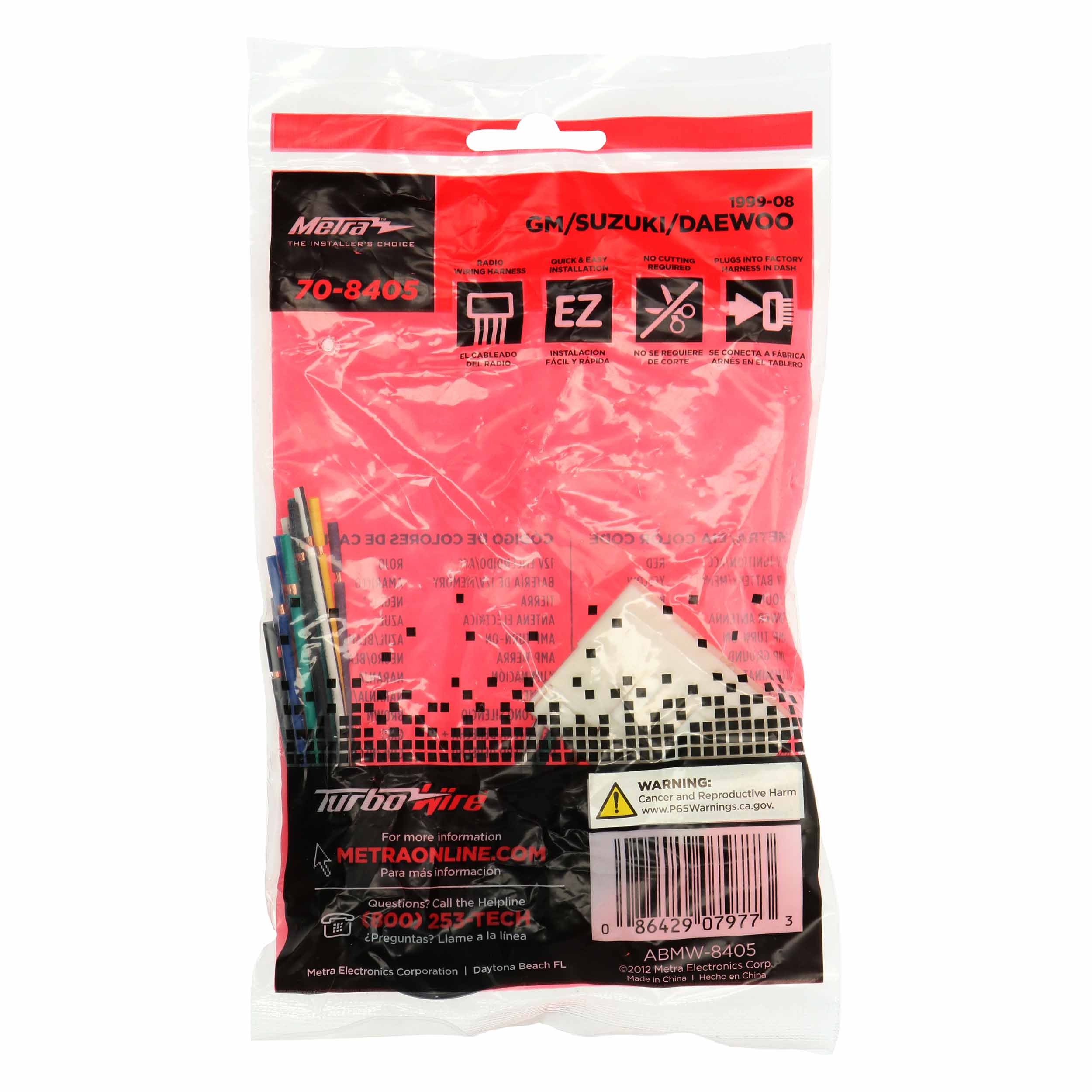 Radio Replacement Harness - Fits GM / Suzuki / Daewoo 1999-2008