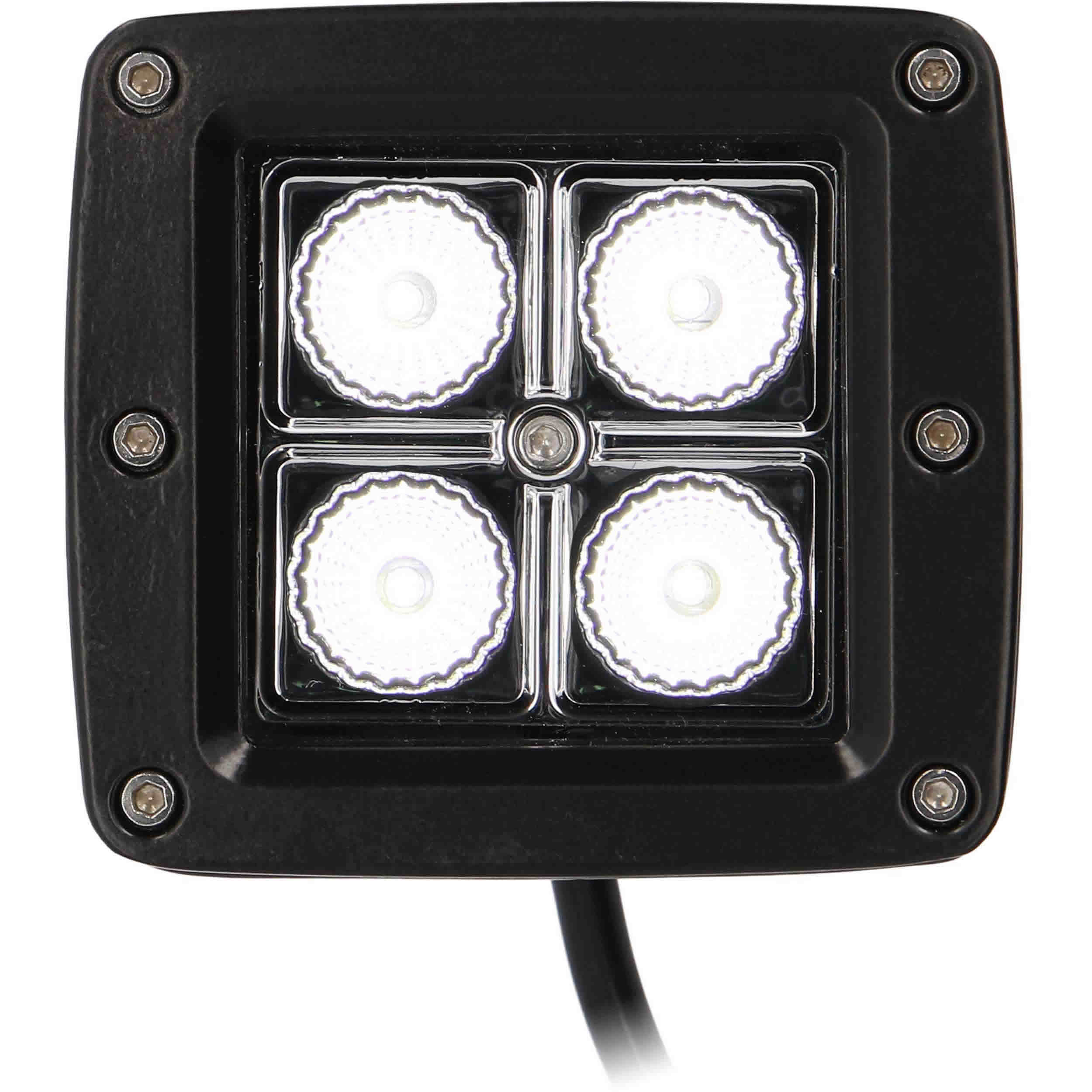 Daytona Lights 3" Cube Lights - 4 LED Flood (2Pk)