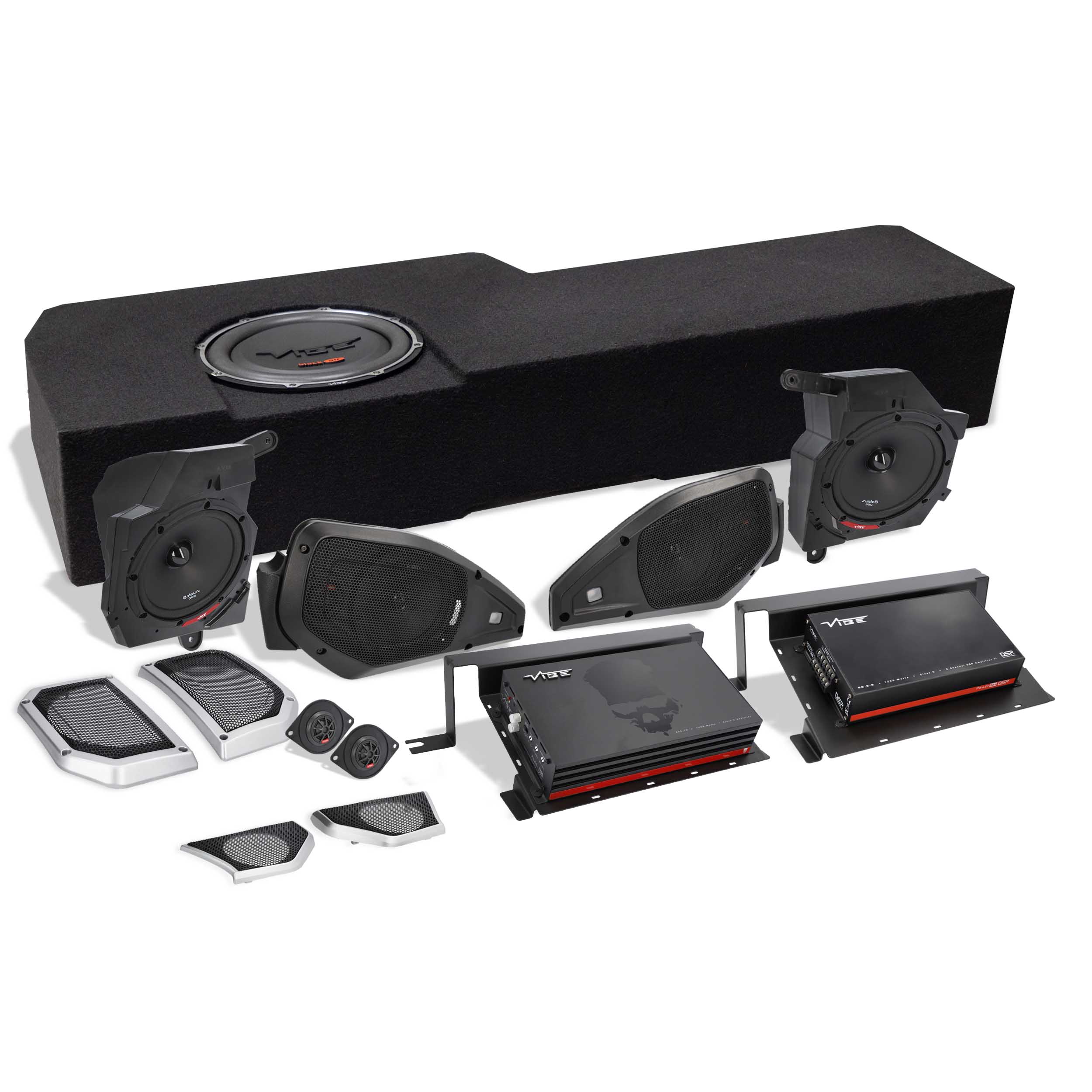 AUDIO KIT – FITS SELECT Jeep® JT 2024-2025 (AMPLIFIED)