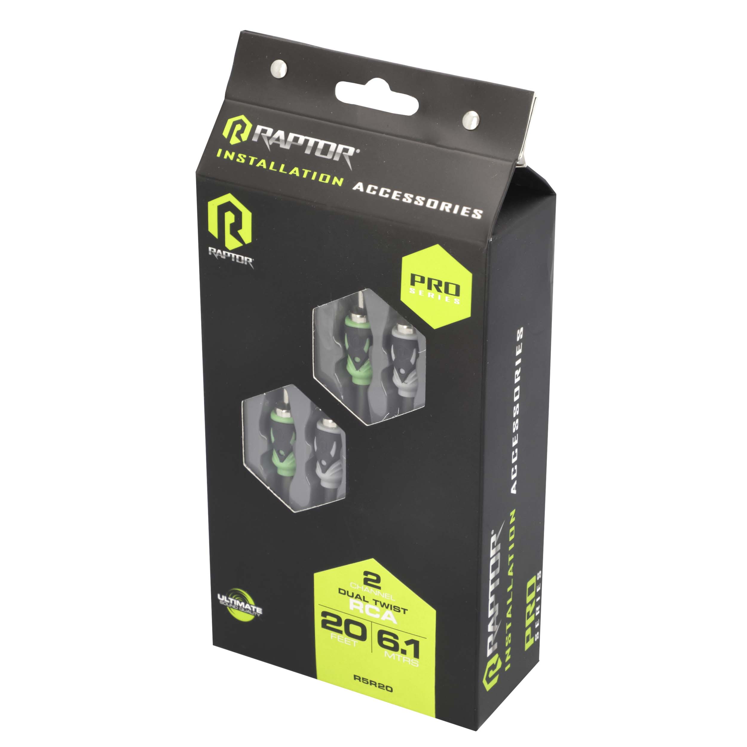 RCA 2-Channel Audio Cable - Pro Series 20 Feet