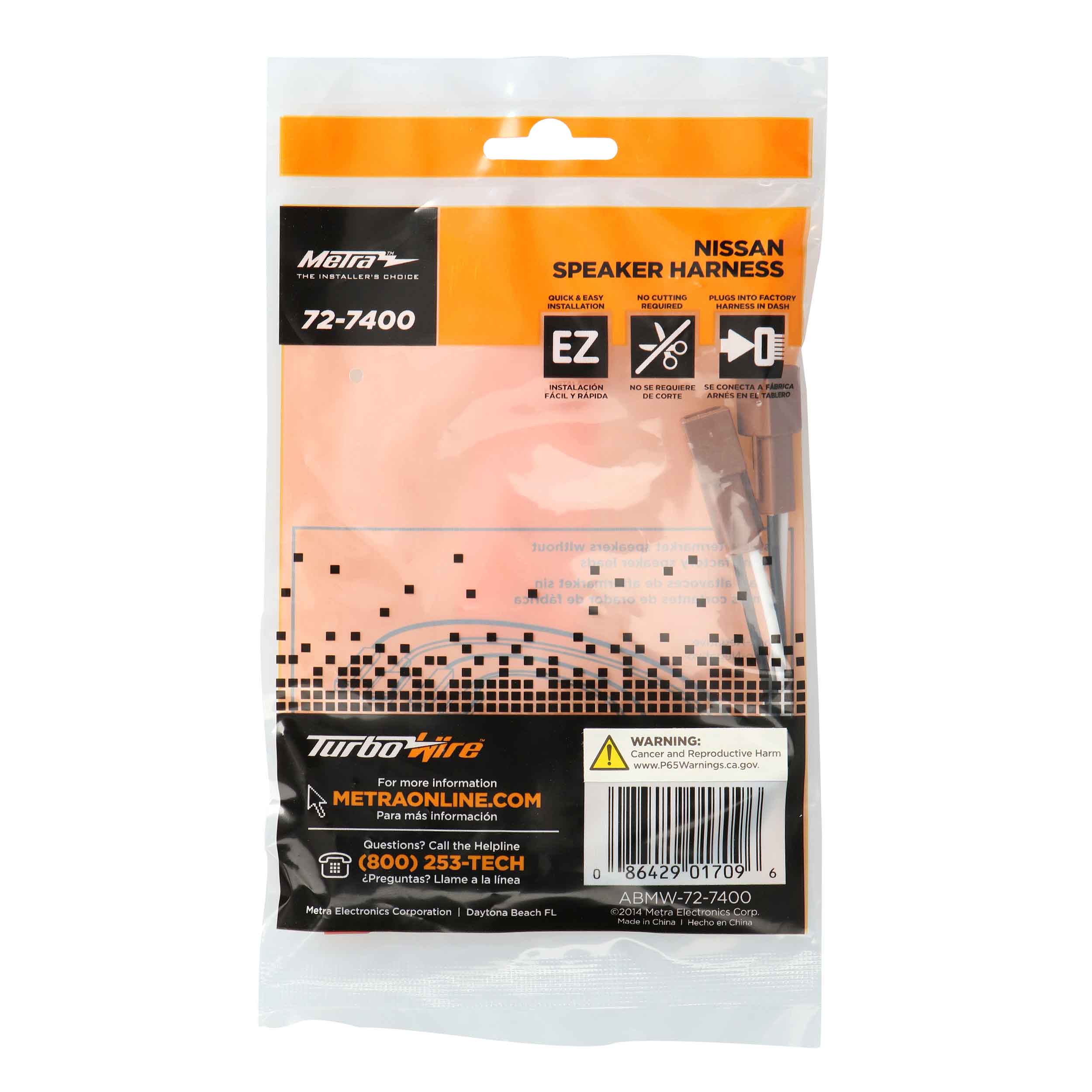 Nissan Speaker Harness - Pair