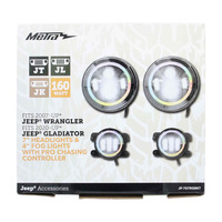 7" Chasing Halo LED Headlight & 4" Fog Light Kit with Controller