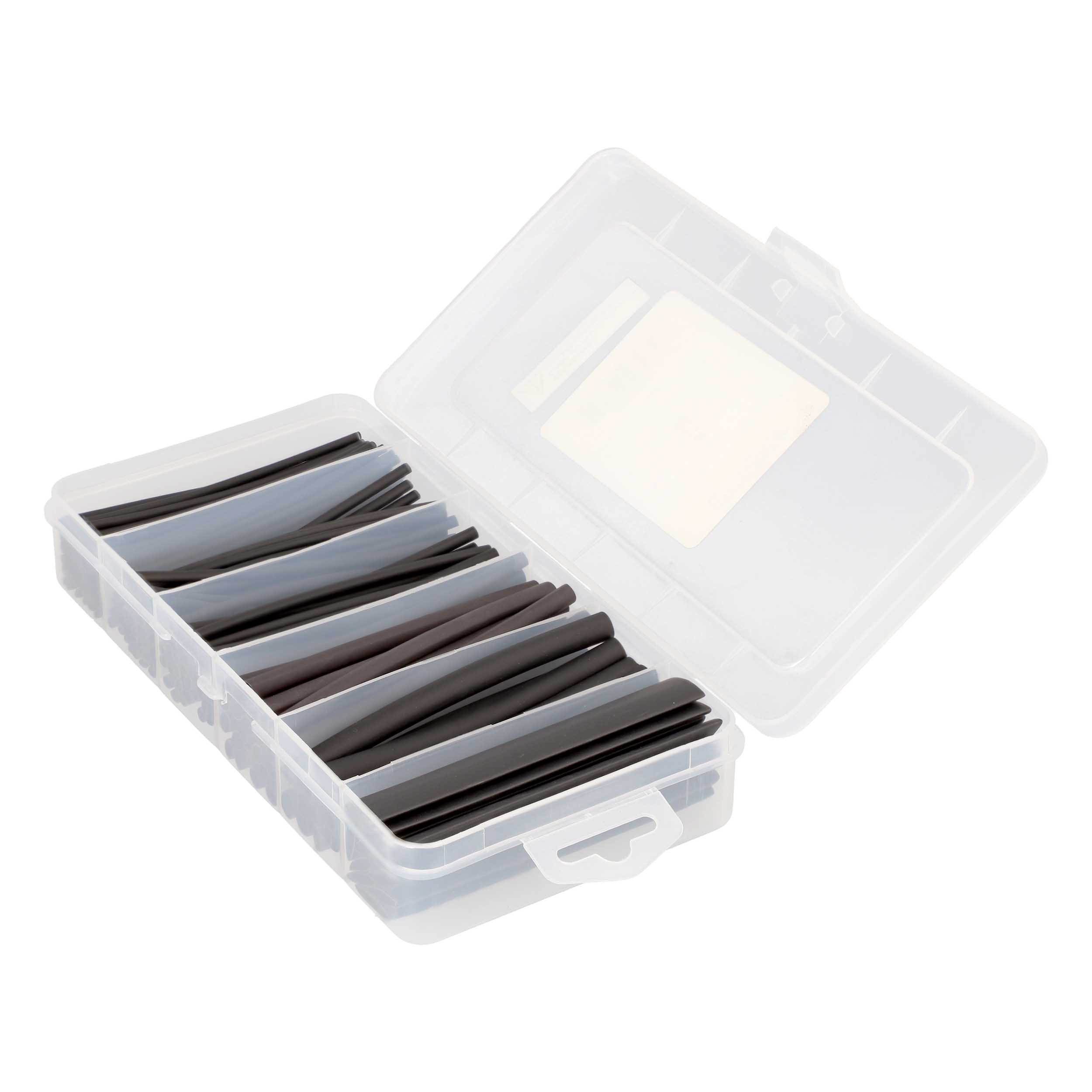 Heat Shrink Tubing Kit - 160 Pc 4 in 2:1 Assorted - Black