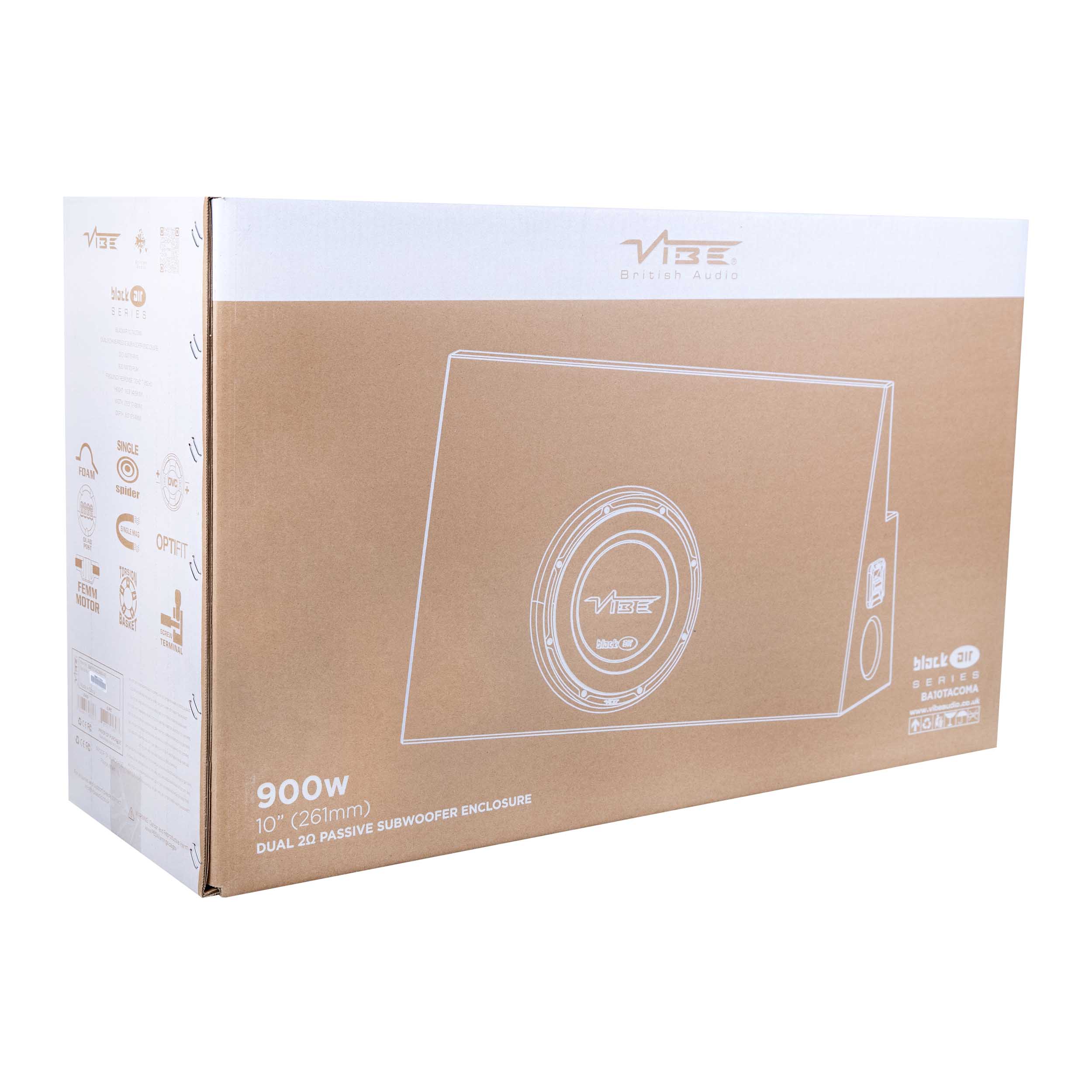 OEM-Fit Sub Enclosure - Toyota Tacoma Double Cab 2016-2023