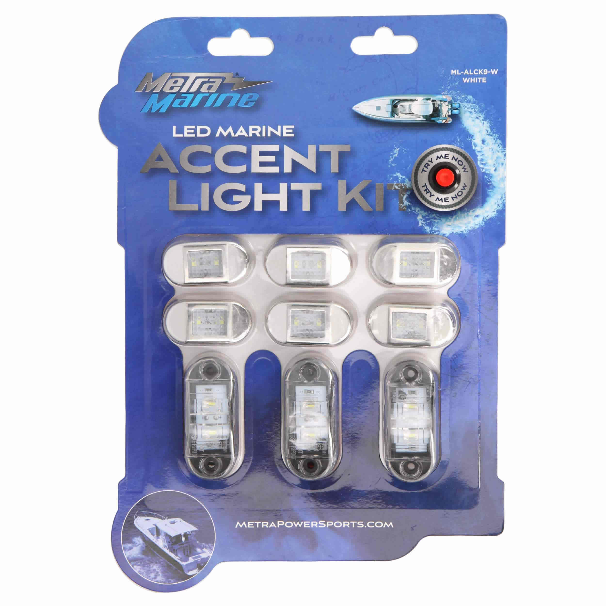 White LED Marine Accent Lighting Kit