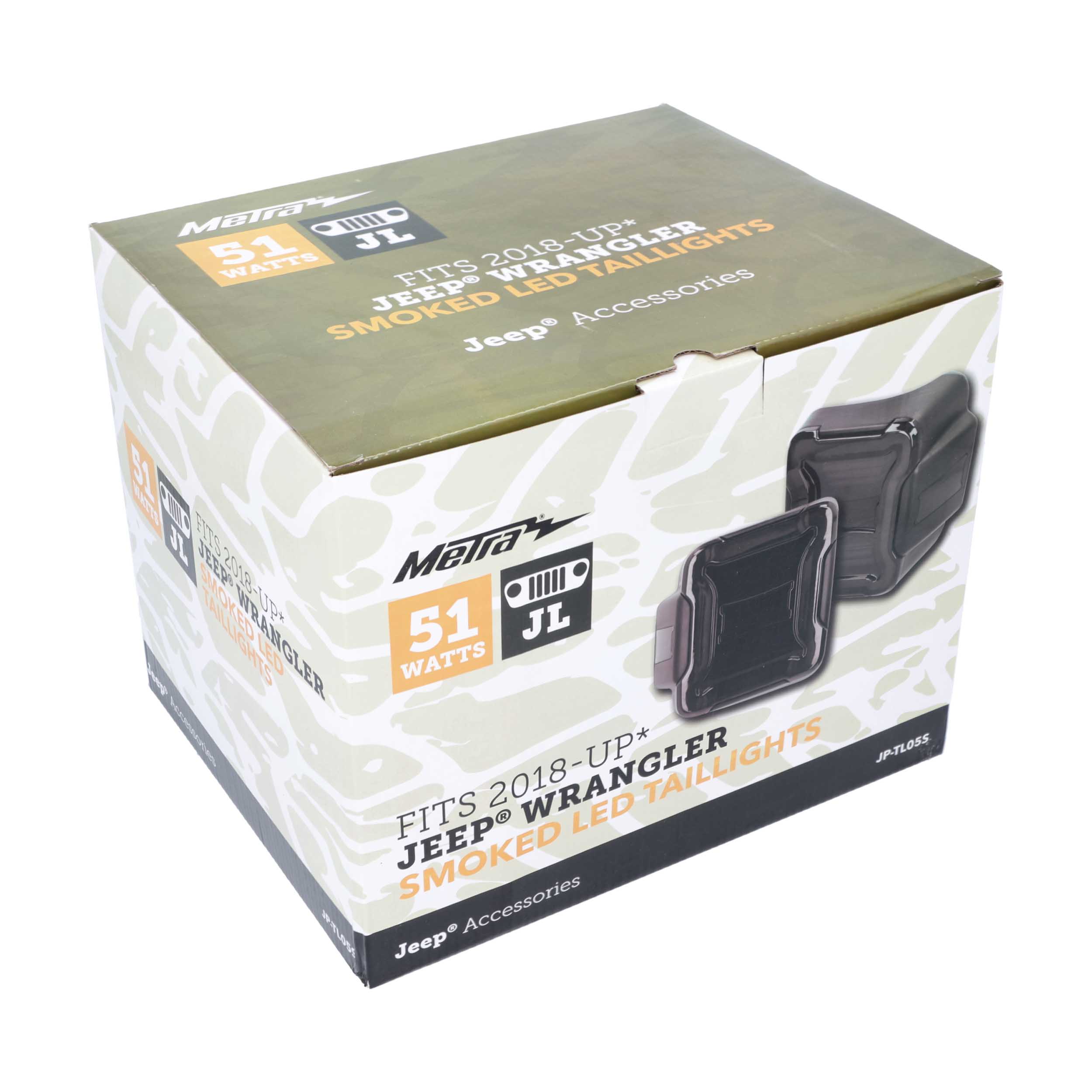 Smoked Taillight - Fits 2018-Up* Jeep Wrangler JL