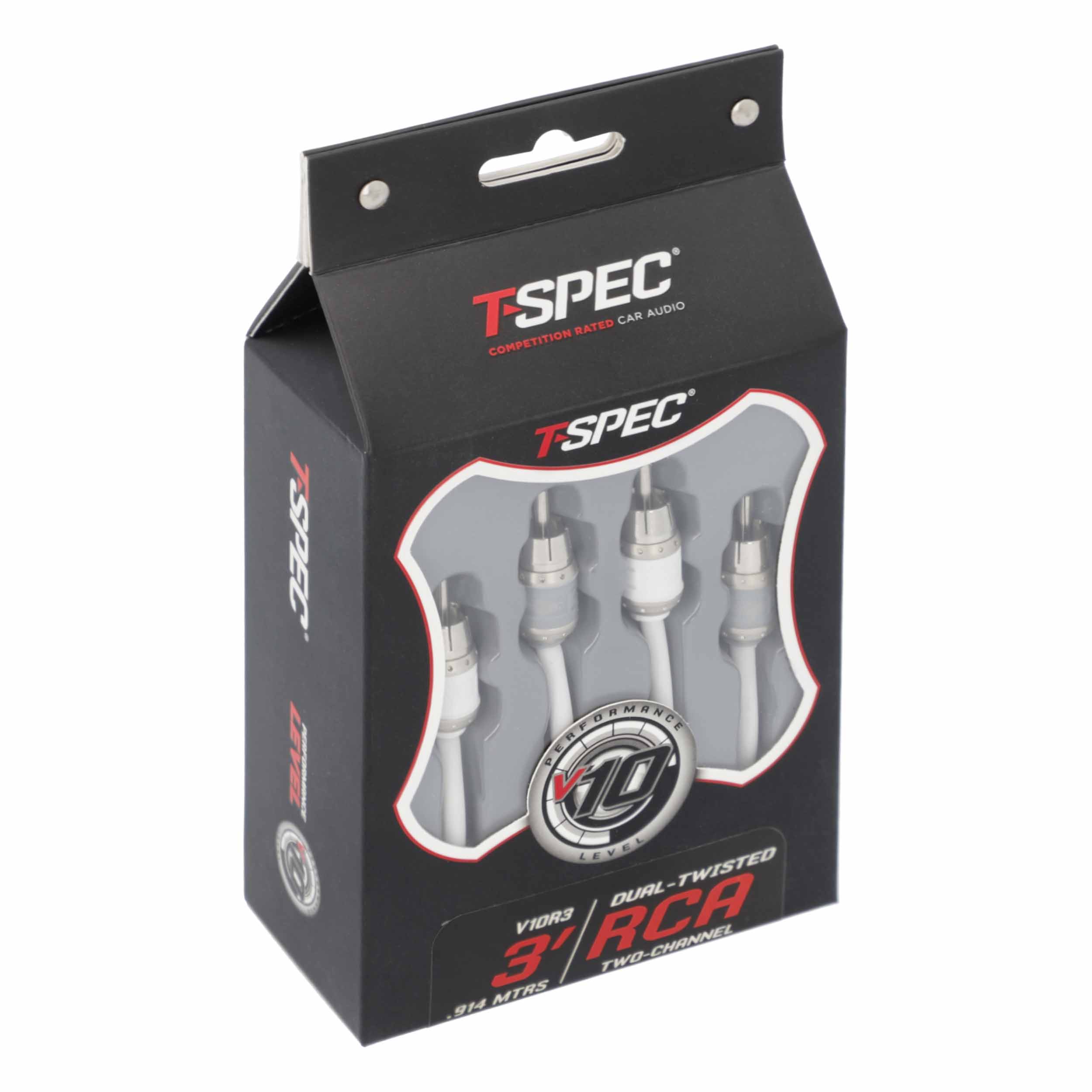 RCA v10 Series 2-Channel Audio Cable - 3 FT