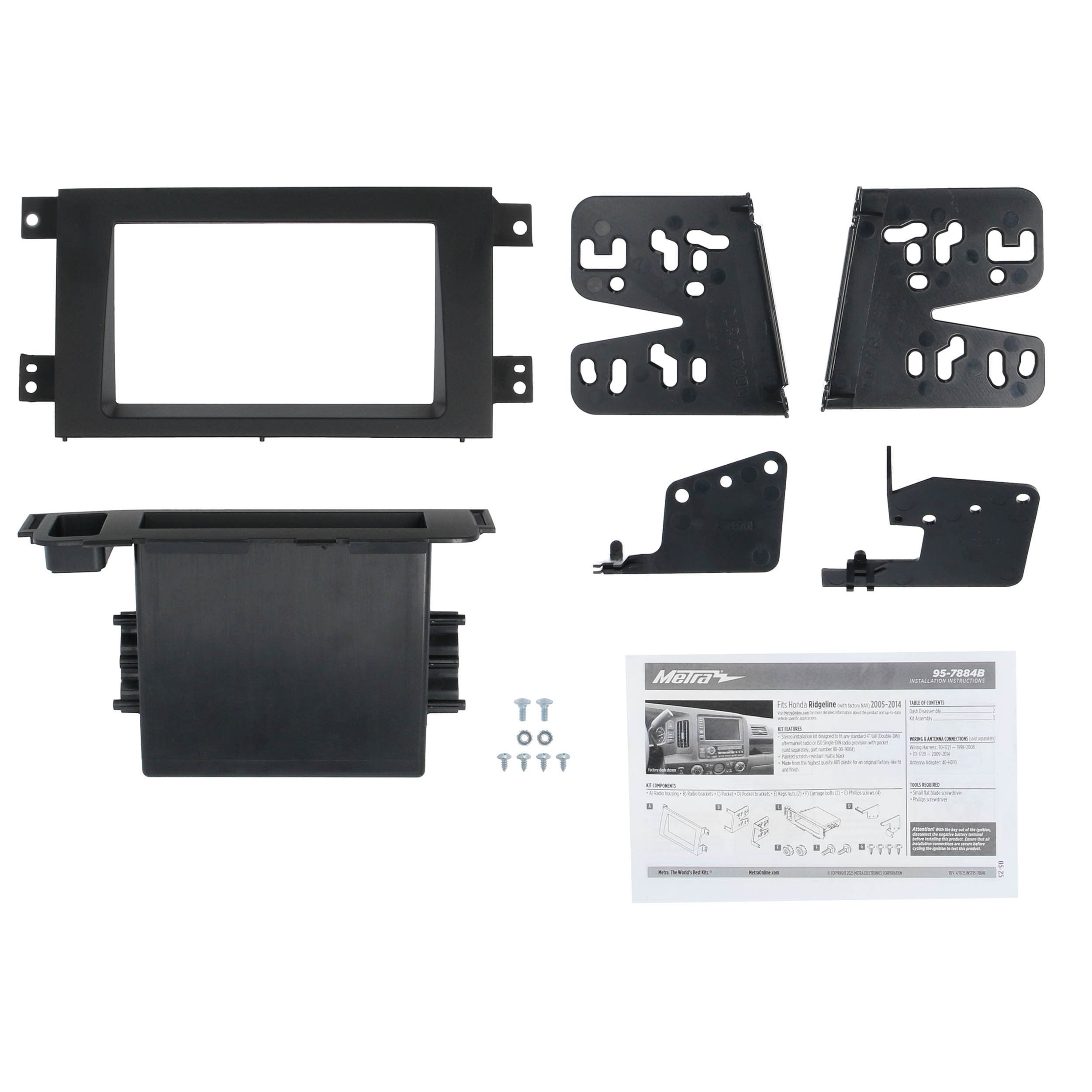 Stereo Installation Kit - Fits Honda Ridgeline 2005-2014