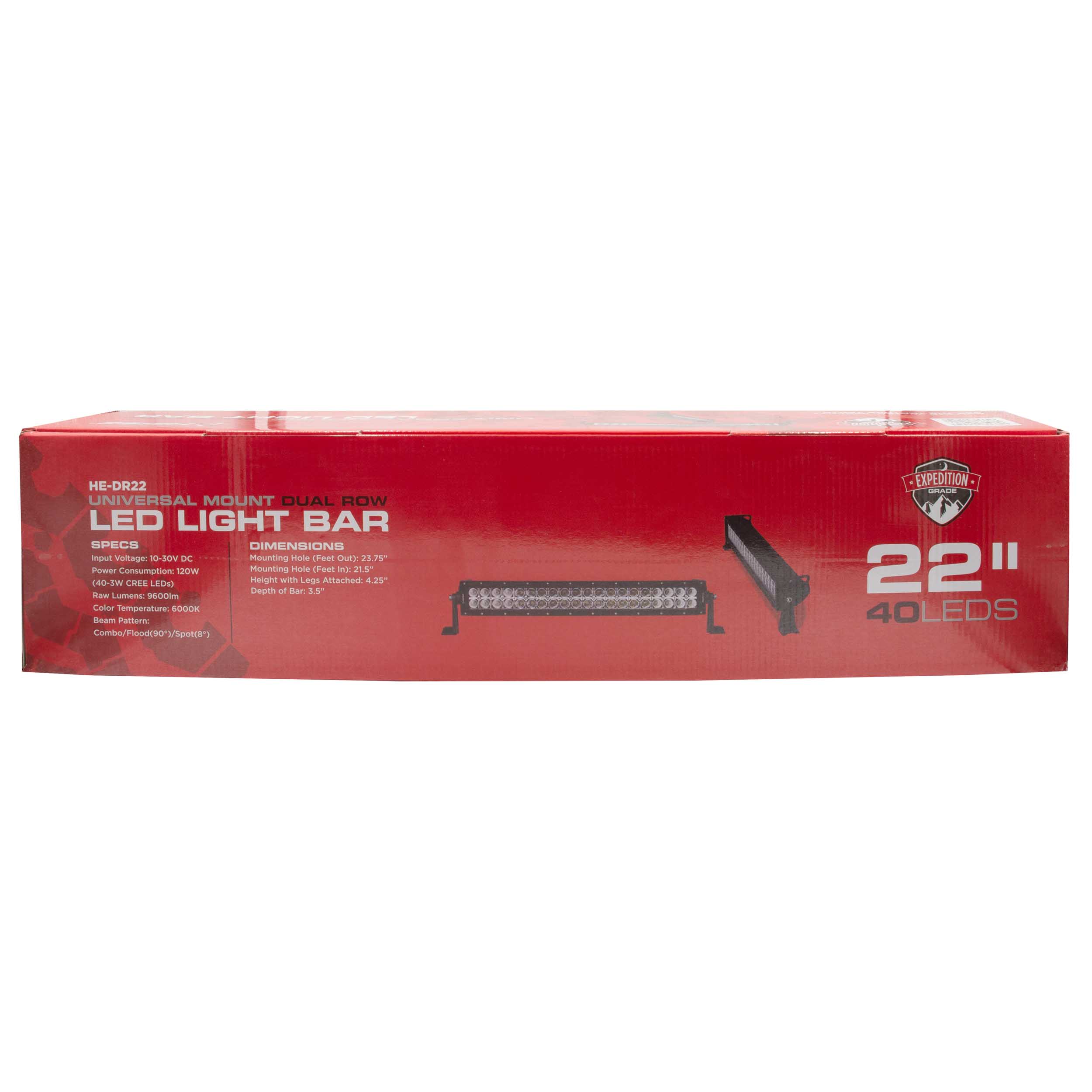 Dual Row Lightbar - 22 Inch, 40 LED