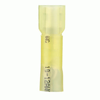 Heat Shrink Yellow Fem Insul Quick Disconnects 12-10 Ga .250