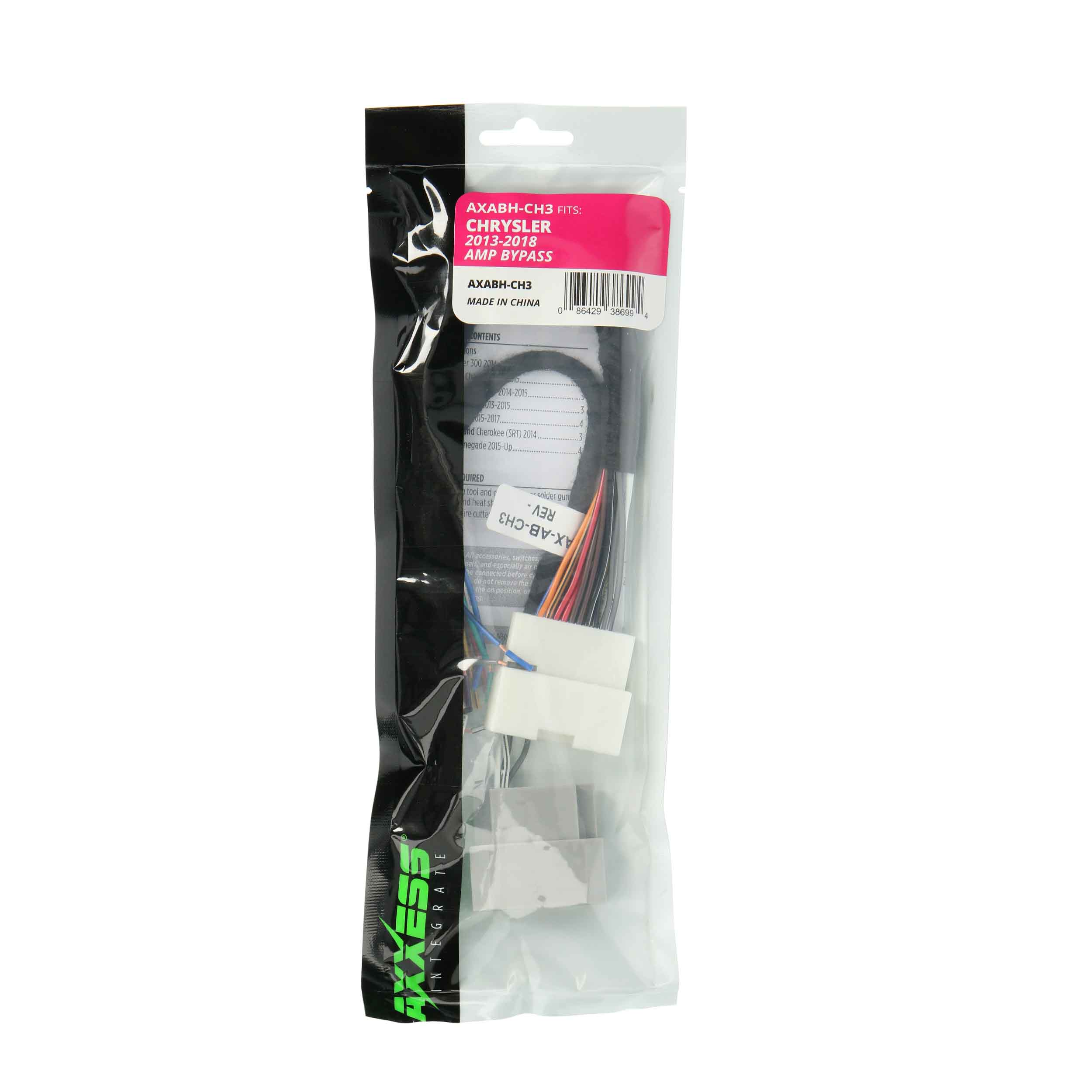 Amp Bypass Harness - Fits Select Fiat/Jeep Models 2015-2020