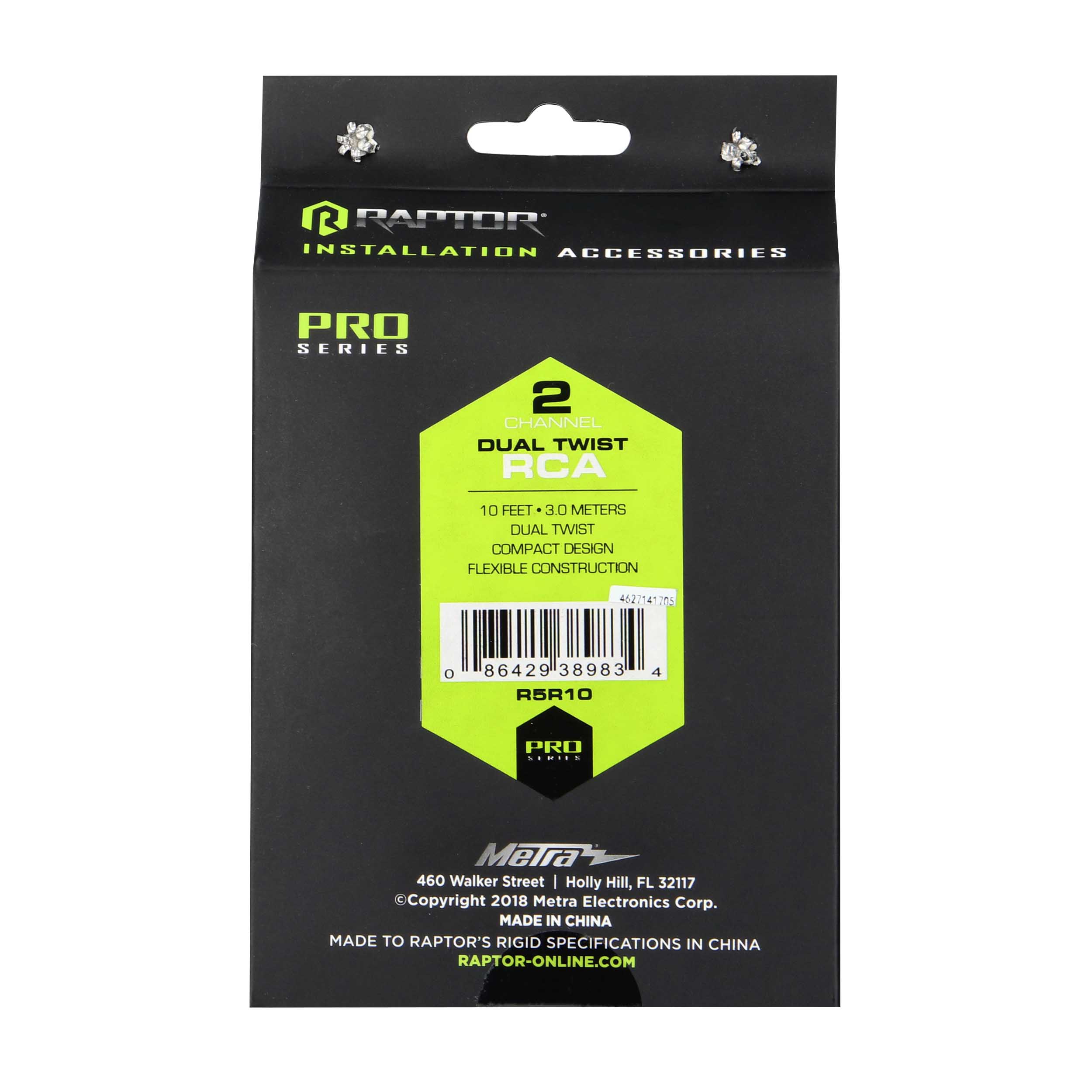 RCA 2-Channel Audio Cable - Pro Series 10 Feet