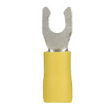 Yellow Vinyl Locking Spade Terminal 12-10 Gauge #8