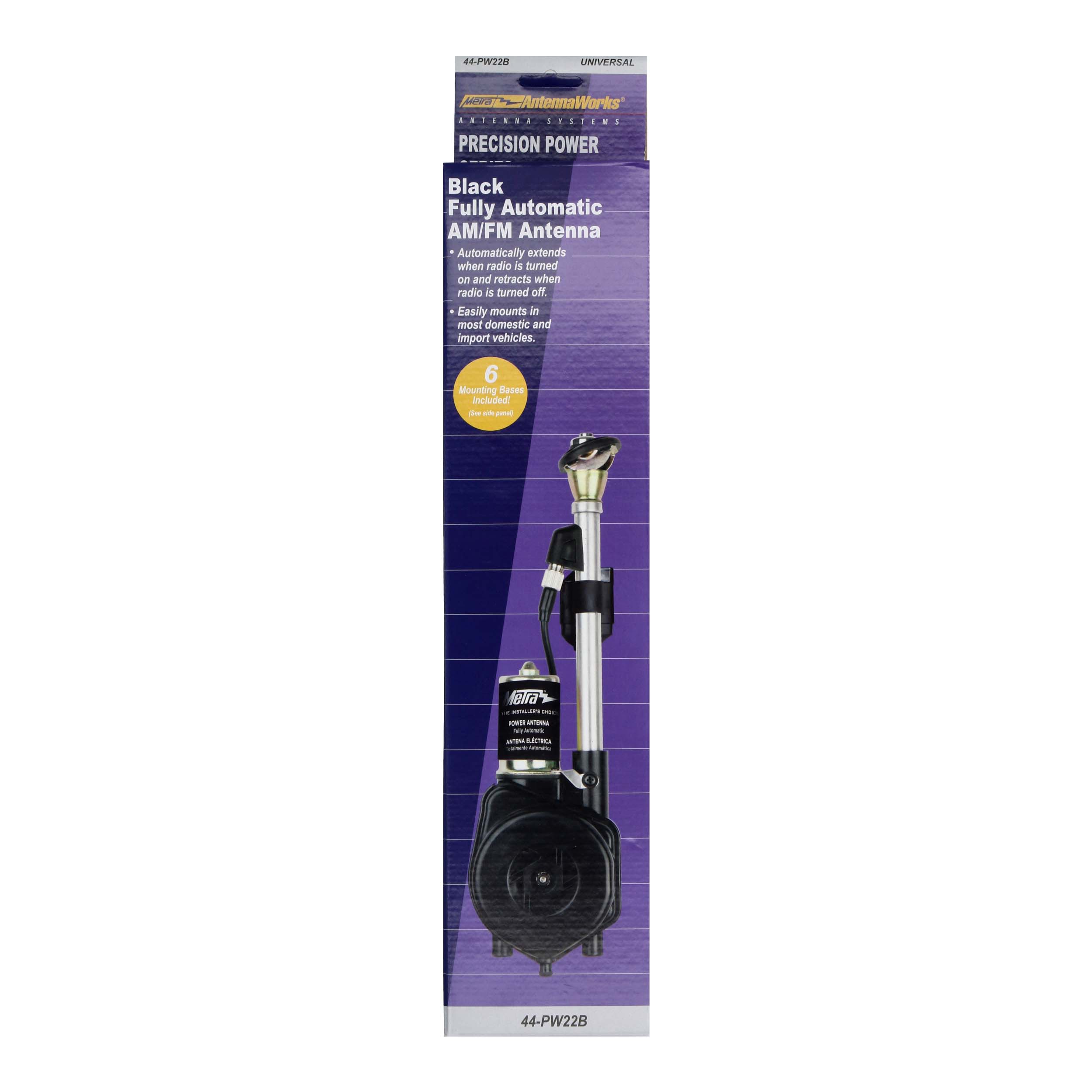 Fully Automatic Power Antenna - Black