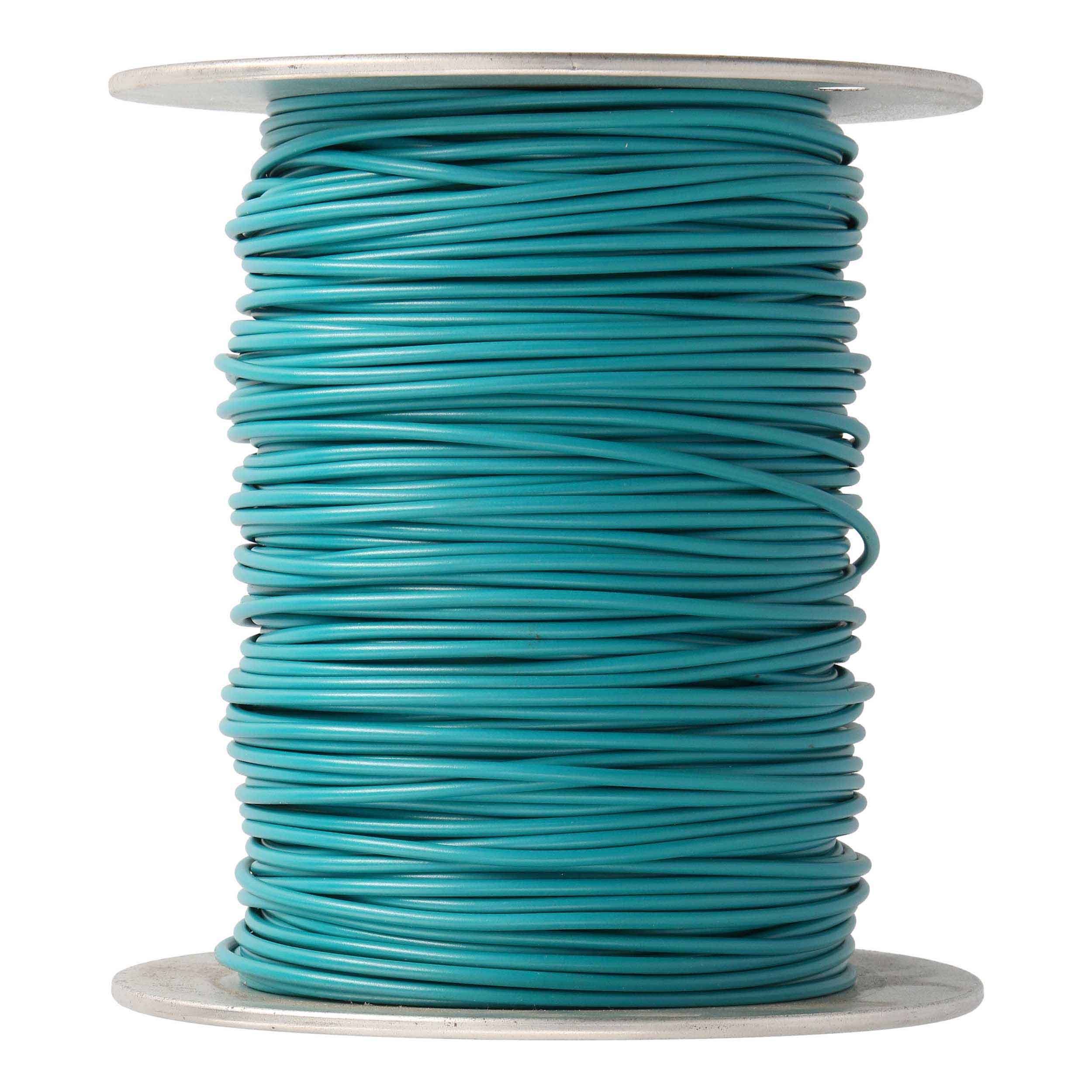 14 GA US GPT ALL COPPER PRIMARY WIRE GREEN - Coil of 500 FT