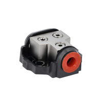 Ground Distribution Block | 1/0-4 AWG In, (2) 1/0-4 AWG Out