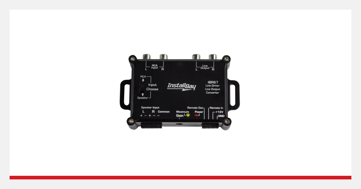 Metra Install Bay IBR67 Line Output Converter with Line Driver